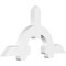Ekena Millwork Ericson Architectural Grade PVC Gable Bracket, 60"W x 32 1/2"H x 4"D x 6"F, 13/12 Pitch GBP060X33X0406ERI00 - alternate 1